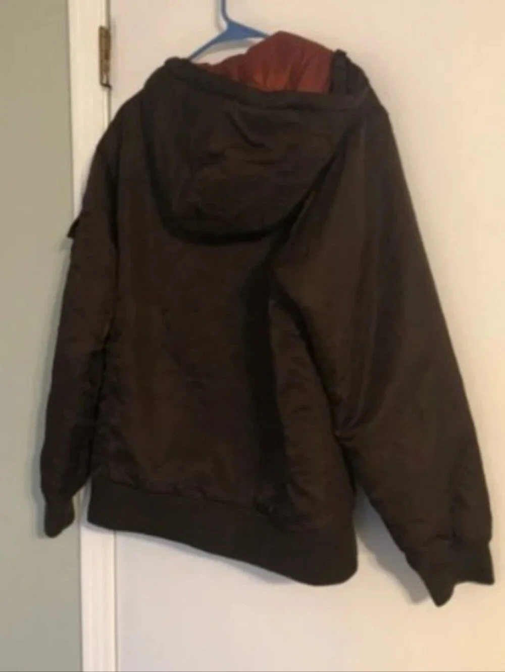 2000s The North Face Mens Brown Hooded Jacket Sz M